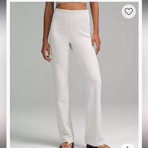 Lululemon Softstreme Ribbed Flared Zippered Pants Size 4